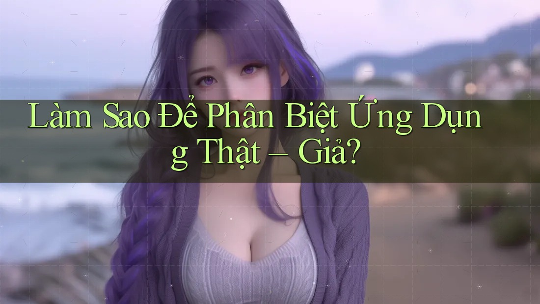 Làm Sao Để Phân Biệt Ứng Dụng Thật – Giả? Làm Sao Để Phân Biệt Ứng Dụng Thật – Giả?