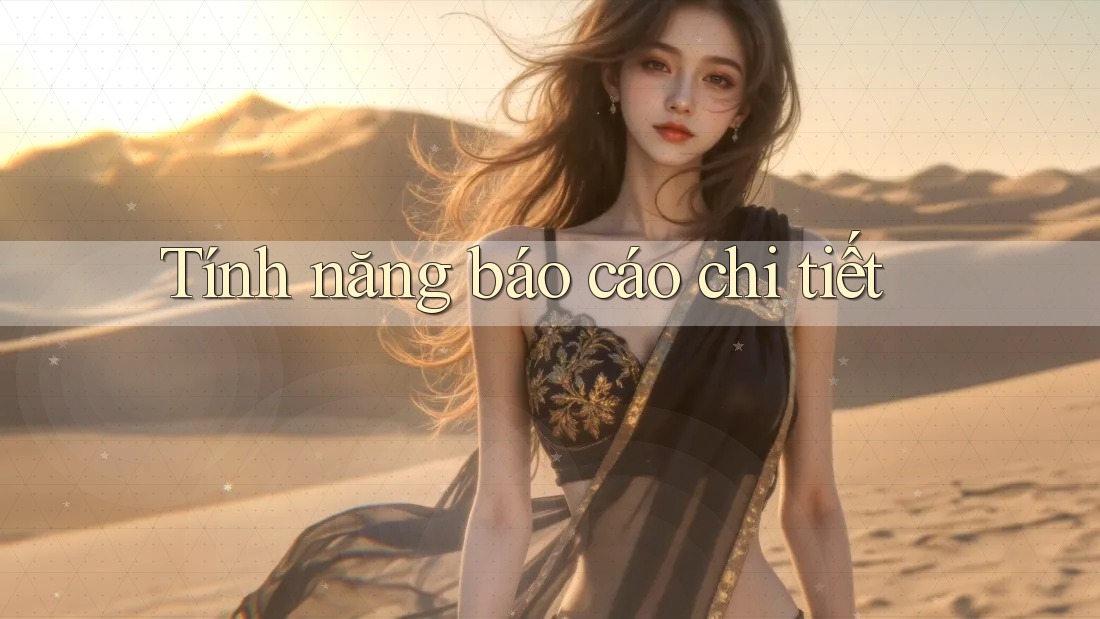 Tính năng báo cáo chi tiết