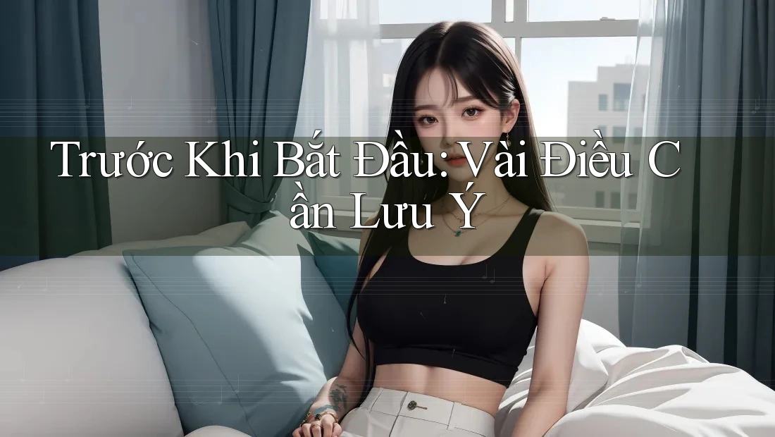 Trước Khi Bắt Đầu: Vài Điều Cần Lưu Ý